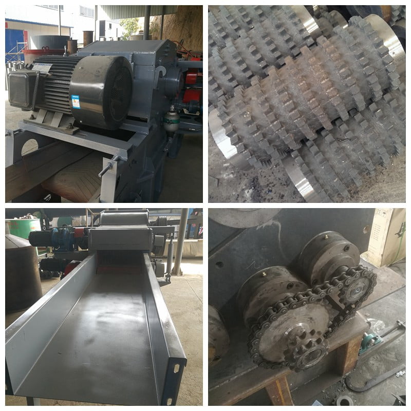 details of commercial wood chipper machine