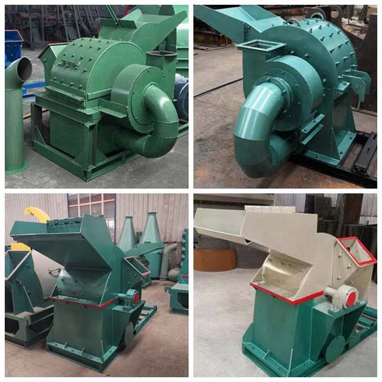 variou types of wood crushers in Shuliy factory