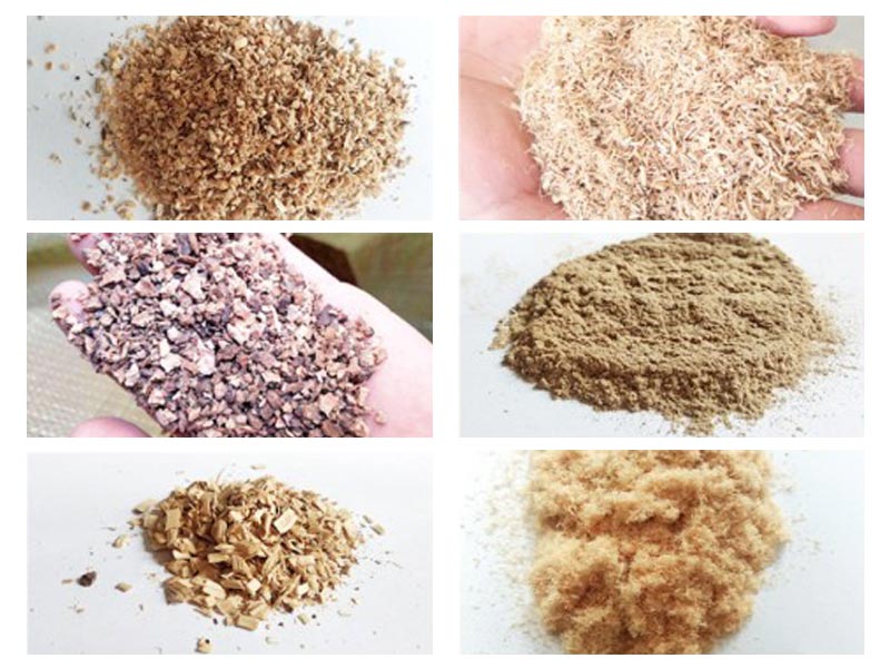 processing details of various materials with the wood powder making machine
