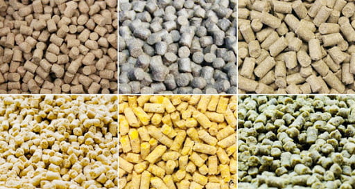 various feed pellets for live stocks