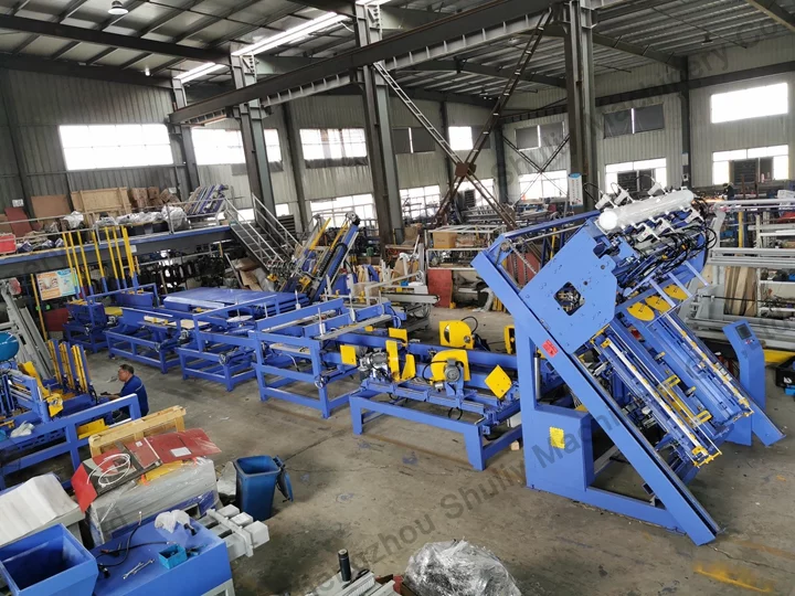 Complete European standard wooden pallet assembly line one supplier