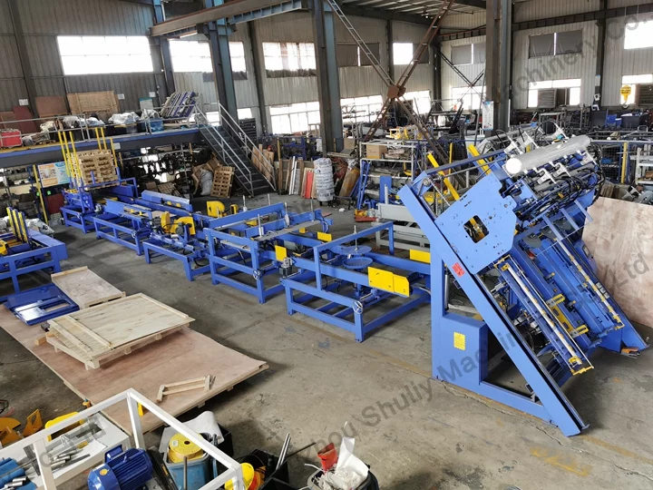 Fully automatic EPAL wood pallet making machine production line for sale