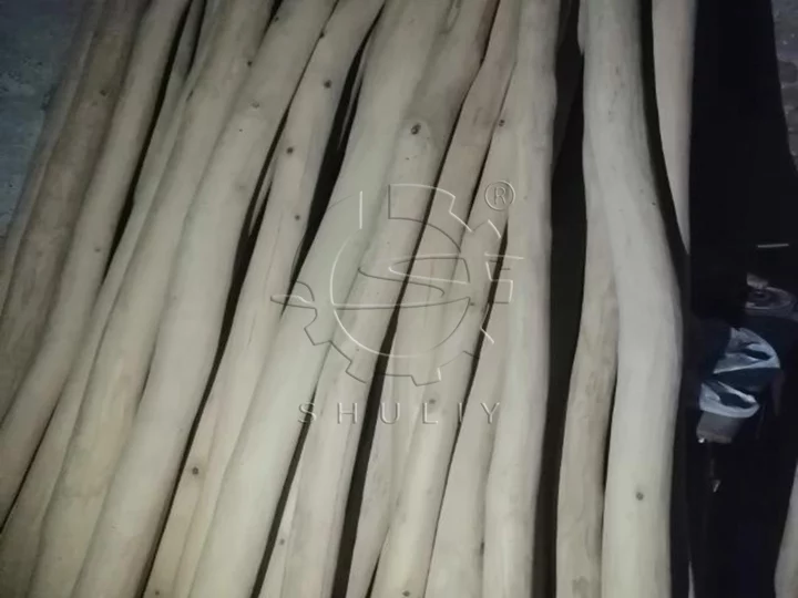 peeled log