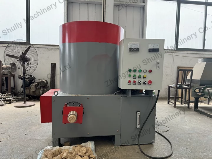 hydraulic wood briquette press