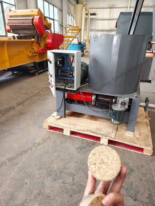 sawdust briquette
